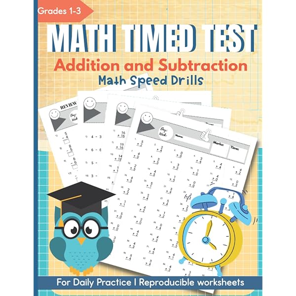 Mad Minute Math Worksheets