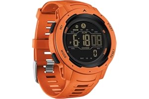 findtime Men's Digital Watch Waterproof Pedometer Watches Sport Watch Step Counter Calorie Military Watch with Stopwatch Alarm LED Backlight Countdown