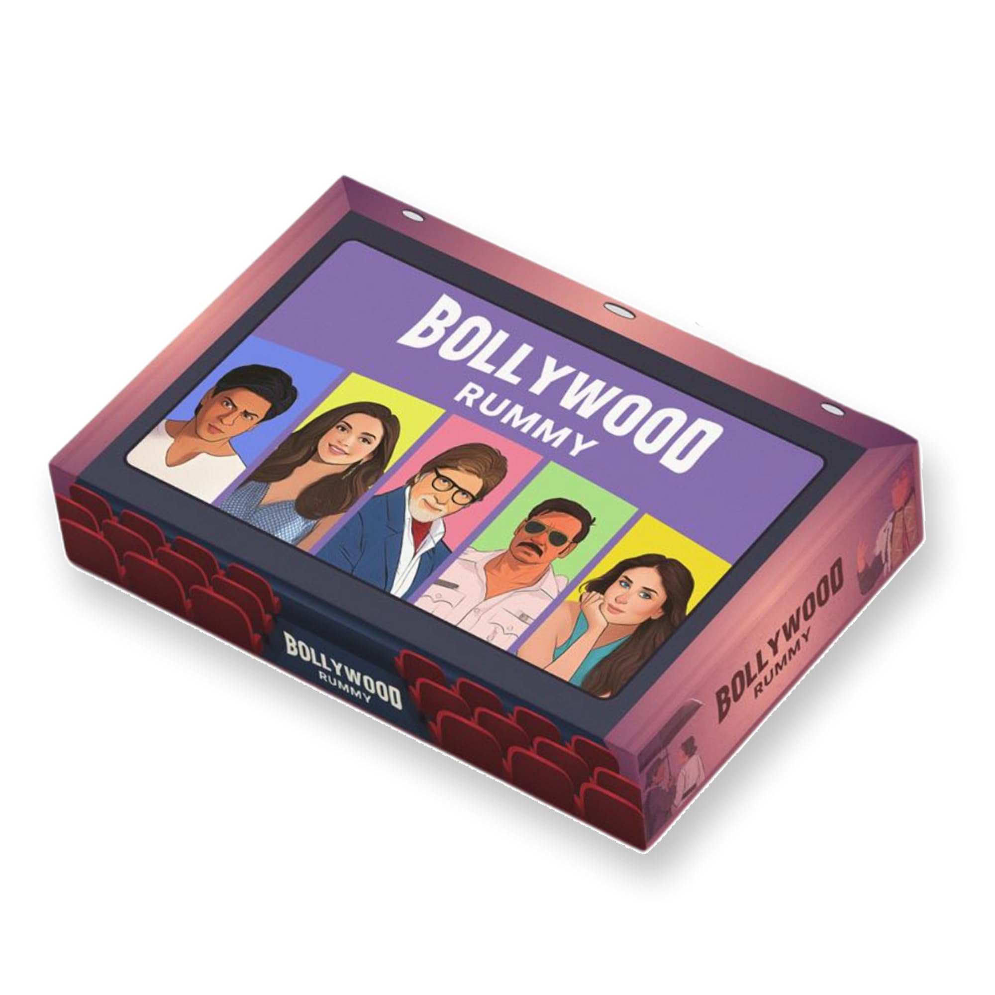 Bollywood Rummy Card Game | Great Gift for Bollywood Fans | Create Movie Sets with Celebs, Plots & Locations | 2–8 Players | Fun for Game Nights, Parties & Family Time
