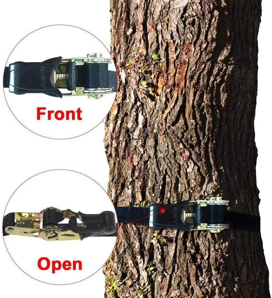 15 Ninja Tree Rock Climbing Holds for Kids and Adult Climber, with 6 Ratchet Straps, Climbing Rocks Rope Playset Set for Playground Equipment, Indoor and Outdoor Ninja Warrior Obstacle Course Training: Toys & Games