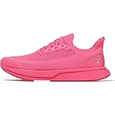 FLUX FOOTWEAR Men’s and Women’s Adapt Runner Wide Toe-Box Natural Movement Shoes with Breathable Knit Upper & UltraFlex Midsole Lightweight Shoes for Running, Walking & Everyday Wear - Neon Pink