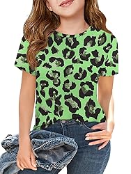 Girls Short Sleeve T Shirts Kids Summer Tops