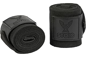 Stoic Wrist Wraps Weightlifting, Powerlifting, Cross Training, Bodybuilding with Thumb Loop. for Gym Workout, Men and Women Weight Lifting and Strength Training