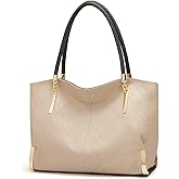 FOXLOVER Large Capacity Tote Handbags for Women, Women's Top-handle Bags Fashion Shoulder Bags Purses Minimalist design
