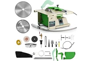 Flyrivergo Pro Lapidary Saw for Cutting Rocks, 110V 1380W Jewelry Rock Saw Rock Cutter for Crafts Lapidary Equipment for Heavy Duty Gemstone Cutting Grinding Woodworking Carving