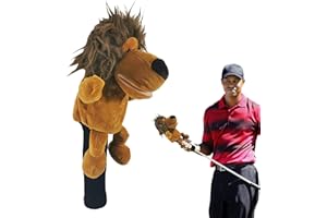 Funny Golf Headcover,Golf Driver Plush Covers | Lovely Funny and Functional Covers with Animal Design, Perfectly Fit & Secure