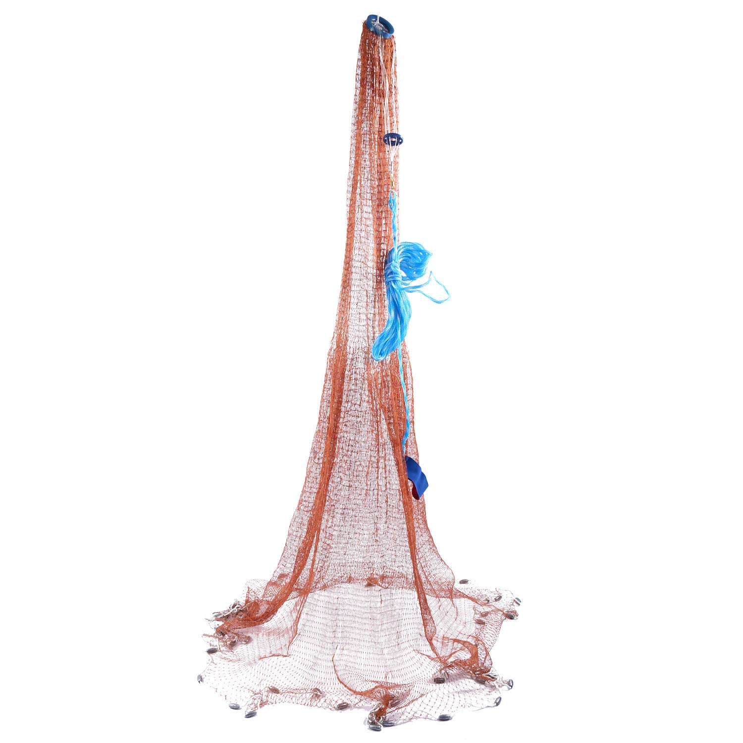 ベイトトラップフィッシュ用 海釣り用キャストネット Yaemarine 4フィート 6フィート 8フィート 10フィート 12フィート B07mm19rgb フィート 6 0 半径ブラウン 玉網 専門店では Dispora Jatimprov Go Id