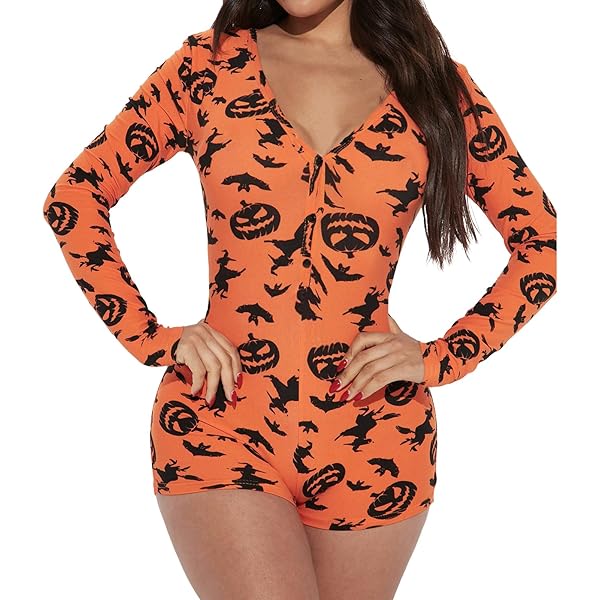 Amazon.com: Miqil Women's Halloween Sexy Bodycon Printed Short