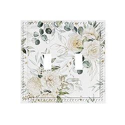 Cuitxrac Boho Green Floral Blossom 2 Gang Wall