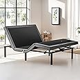 Sweetcrispy Electric Bed Full, Ergonomic Adjustable Bed Frame with Wireless Remote, Head and Foot Incline, Zero Gravity Bed with 2 USB Ports, Anti-Snore, Easy Assembly
