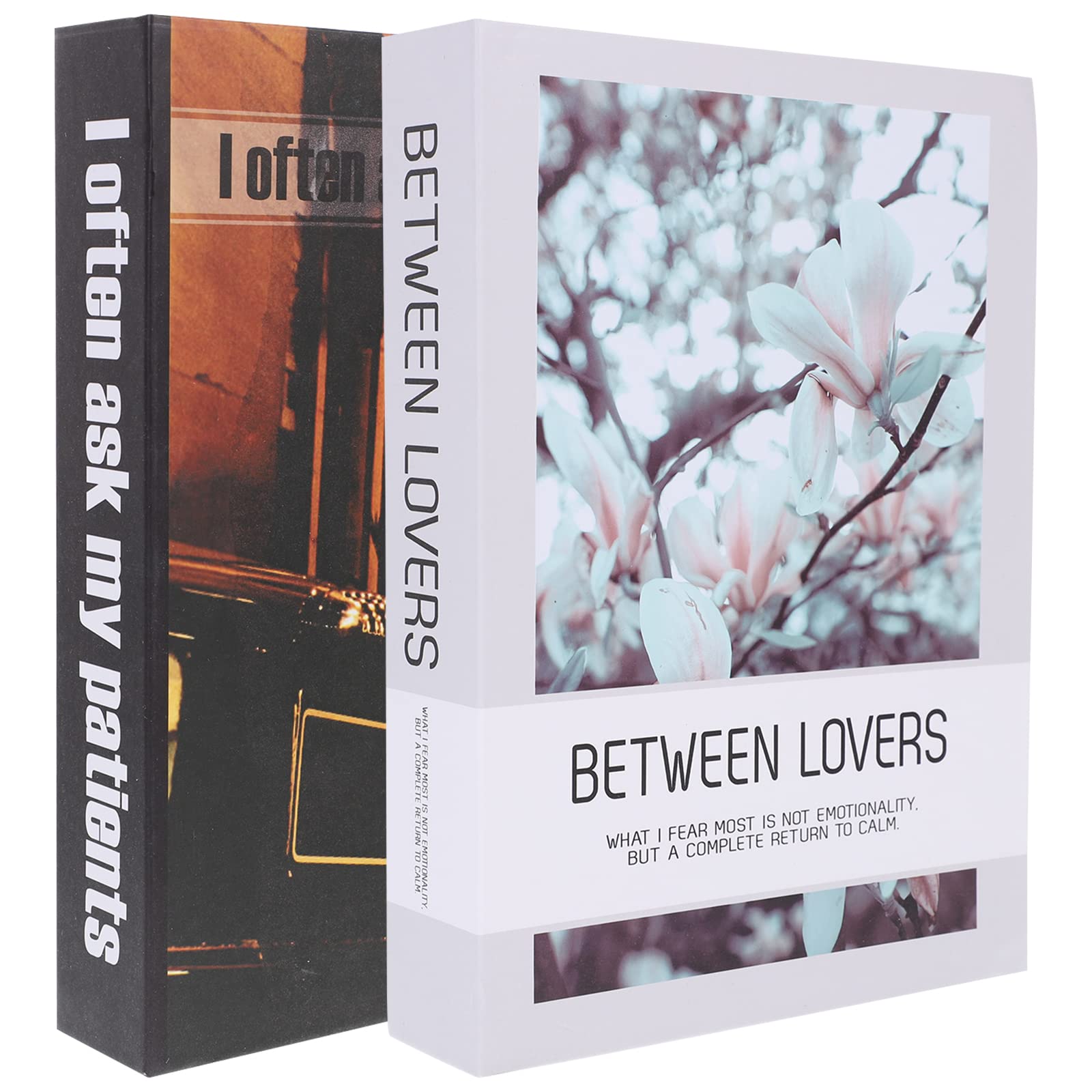 DOITOOL Modern Decorative Books Faux Books for Decoration, Books Decor Display Books for Home Decor, Fake Book for Home Office Bar Table Shelf Decor Book Display (Random Pattern)