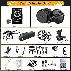 Bafang BBS01B Central Motor with Battery 500W 48V