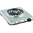 Salton Single Stainless Steel Coil Portable Electric Cooktop, 1.36 kg, Stainless