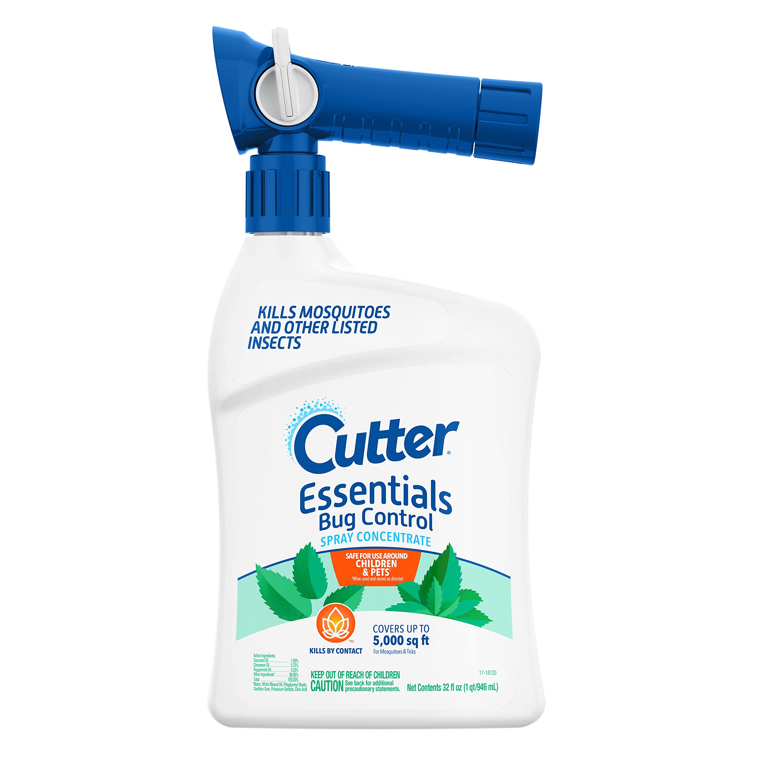 Photo 1 of Cutter Essentials Bug Control Spray Concentrate, Kills Mosquitoes by Contact For Insects