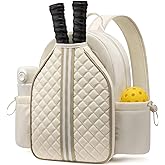 Sucipi Pickleball Bags for Women Lightweight Crossbody and Stylish Quilted Pickleball Paddle Sling Bag Backpack