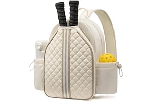 Sucipi Pickleball Bags for Women Lightweight Crossbody and Stylish Quilted Pickleball Paddle Sling Bag Backpack