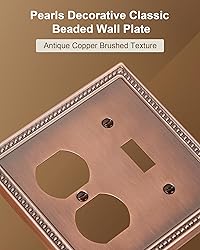 TREEWELL 2-Pack Combo Toggle/Duplex Light Switch