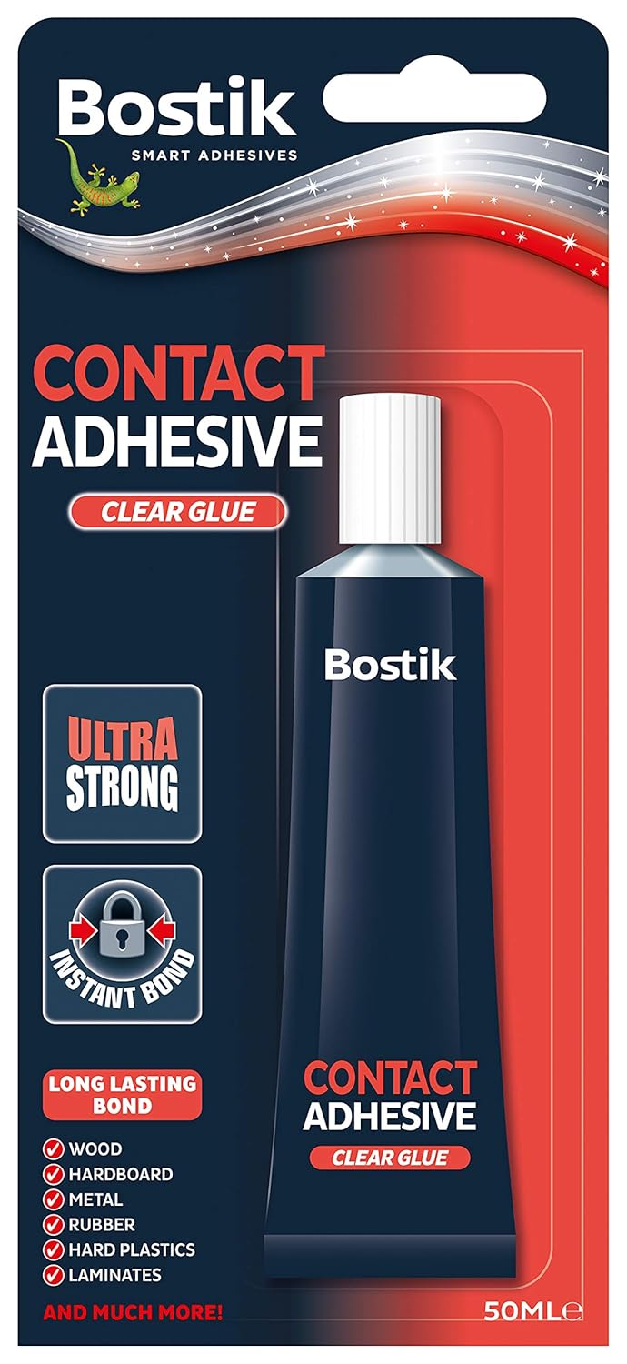 2 x Bostik Bostick glu n fix contact strong instant stick adhesive glue