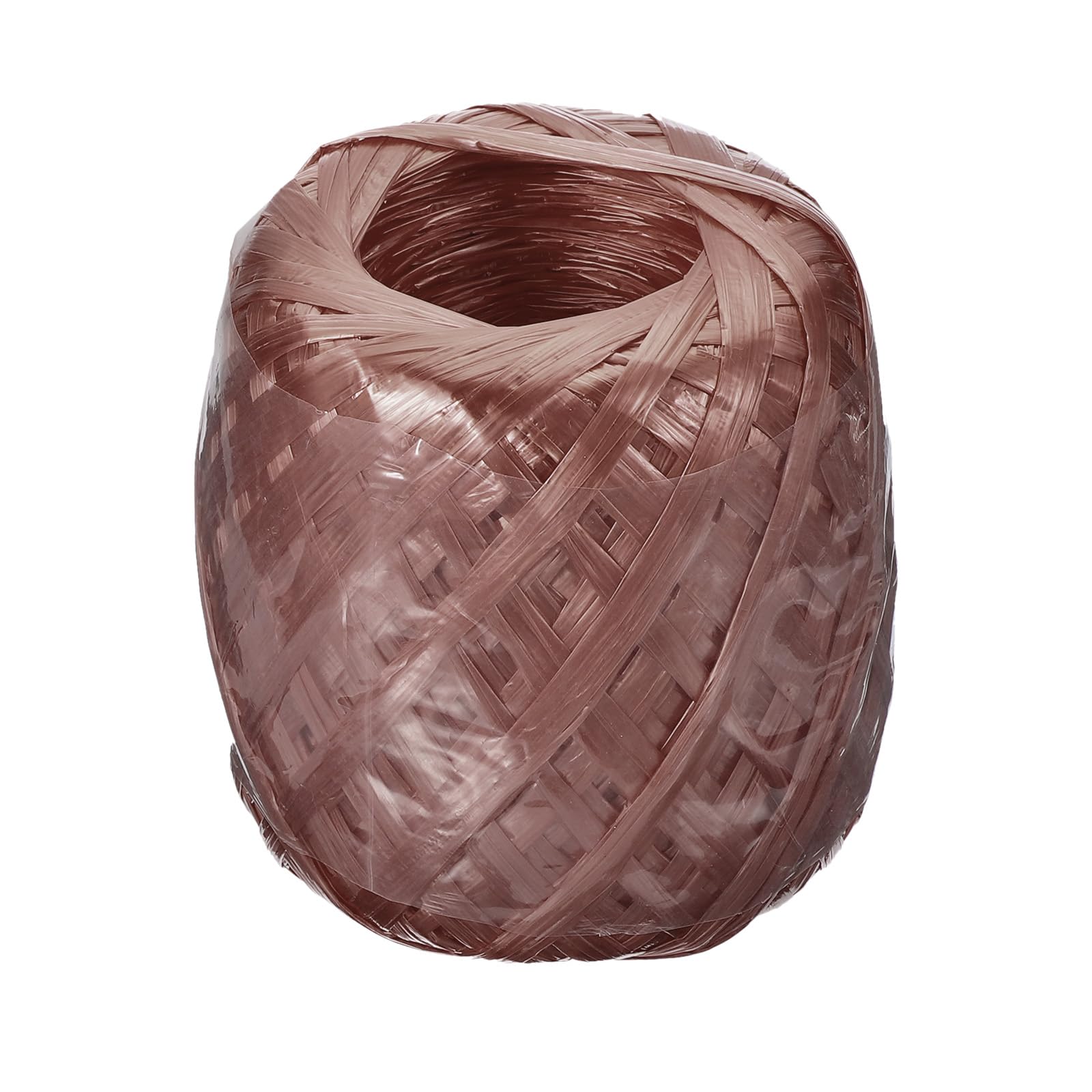 PATIKIL 180m/590Ft Polyester Nylon Plastic Rope, Twine Household Bundles Ropes Roll for Gardening Packing Crafting DIY, Brown
