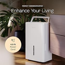 hOmeLabs 25 Pint Wi-Fi Dehumidifier for up to 3,500