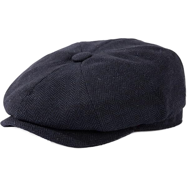 帽子 CPH 530WH WOOL HERRINGBONE CASQUETTE M/L Black Herringbone/Cardinal Wool 3-Panel – Walz Caps