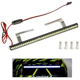 Top Light for Arrma 6S 1/7 Mojave EXB V2 V1,w/Three-Channel Control Module | Led Light Runs on 5&ndash;7.4 V Durable Light Lamp Upgrade Set,RC LED Light Set Lamp Bar for Arrma(Aluminum top light)