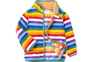 Mud Kingdom Unisex Kids Fleece Jacket Printing Zip Up