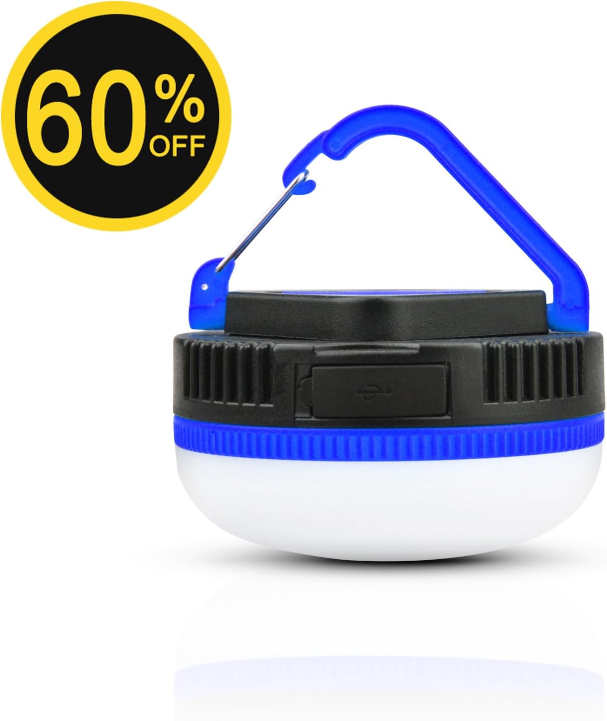 LED Camping Lantern 180 Lumens Rechargeable MINI Tent Light&Lamp Emergency Flashlight with Magnet for Hiking,Backpacking,Outdoor,Fishing,Home and Daily Lighting-USB Charging
