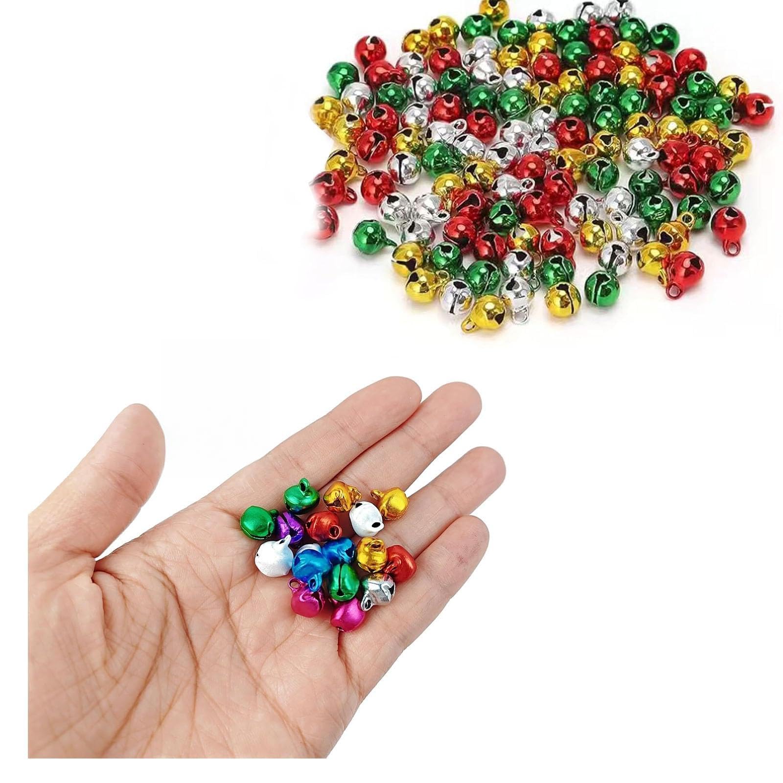 Photo 1 of 120PCS/0.24IN Small Bells for Crafts Mini Craft Bells with Jingle Sound Perfect for DIY and Christmas Home Decorations