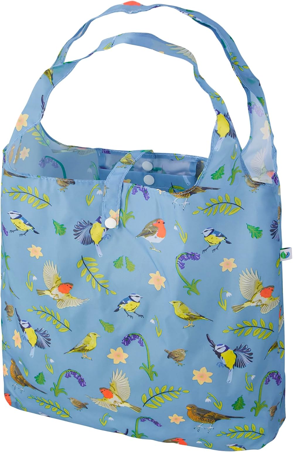 ECO CHIC Eco Chic Lightweight Foldable Reusable Shopping Bag Blue 12L 15kg