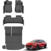 Floor Mats & Cargo Liner & Backrest Mat Compatible with Buick Envista 2026 2025 2024: All Weather Floor Mat Envista TPE Accessories Trunk Mat Back Seat Cover Protector Full Set