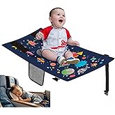 Toddler Airplane Bed for Toddler - 30×17in, Cute Cartoon Airplane Seat Extender for Kids, Portable Travel Bed for Airplane, Travel Essentials for Kids, Baby Travel Footrest for Plane Flying for 1-3