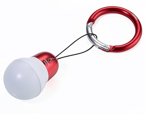 TROIKA Bag Light Glühbirne TASCHENLICHT - TOR22/RD - Handtaschenlicht - LED Taschenlampe (weißes Licht) - Schlüsselanhänger -