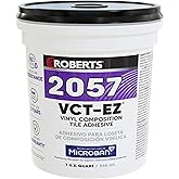 Roberts 2057-0 1 Quart Vinyl-Composition and Vinyl-Asphalt Structurally Sound Plywood of Underlayment Quality Tile Adhesive