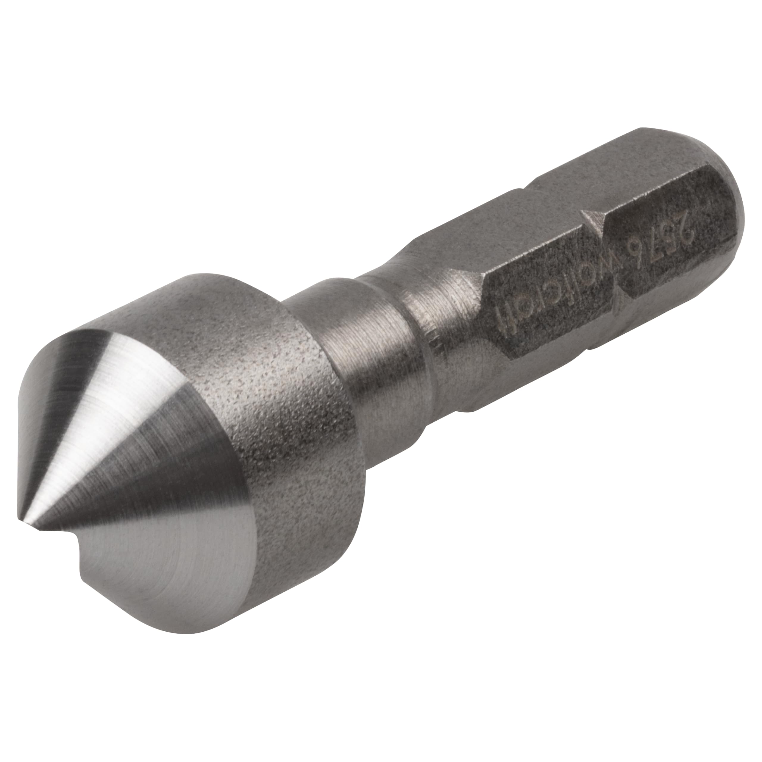 wolfcraft Tool Steel Countersink, Hexagon Shank I 2576000
