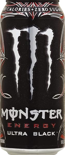 ULTRA BLACK ENERGY DRINK, 16 FL OZ