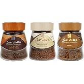 Juan Valdez Freeze-Dried Instant Coffee Bundle | 3 Pack | 3.5 oz Classic, 3.35 oz Dulce de Leche, 3.35 oz Vanilla Cinnamon, 100% Colombian Arabica Beans