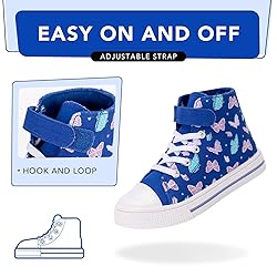 FUNCOO PLUS Kids Toddler Sneakers Girls High Top