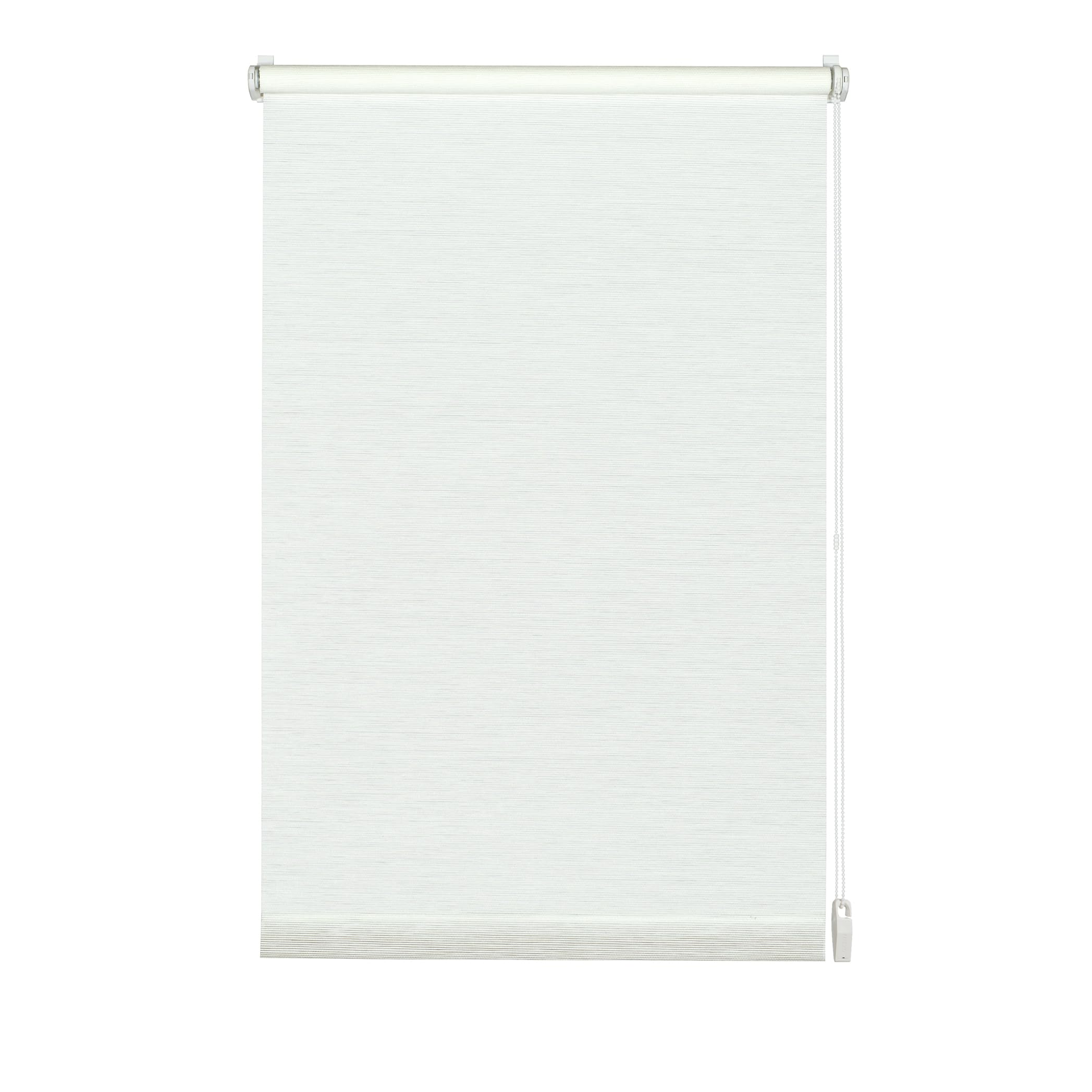 GARDINIA Roller Blind to be clamped and glued, Daylight blind, Opaque, All assembly parts included, EASYFIX Roller Blind Natural, Nougat, 75 x 150 cm (WxH)