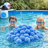 4.5LB Pool Filter Balls,Reusable Filter Media Filter Balls for Pool Pump | Pool Filter Balls for Sand Filter Lightweight Sand Alternative, Easy Clean Blue Filter Balls for Above Ground Pools
