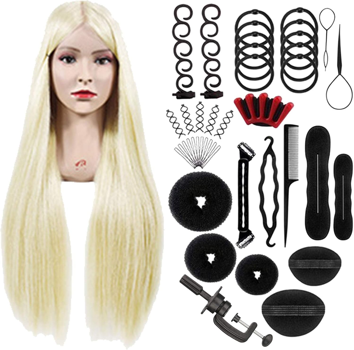 26�� Training Head Hairdressing Mannequin Manikin Doll 100