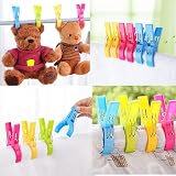 URAQT Beach Towel Clips 12 Pcs Large Cloth Pegs for Sunbeds Pool Chairs view 3