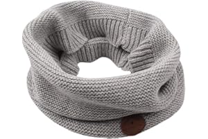 BAMERY Winter Baby Boys Scarf Cotton Girls Neck Warmer Autumn Warm Knitted Scarves for Toddler Kids