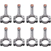 SUSUCAR Floating Pin Connecting Rod w/Bushing Replacement for 1997-2013 Chevy GM LS2 LS3 Gen IV/4 5.3 6.0 6.2L 12577583 12617570