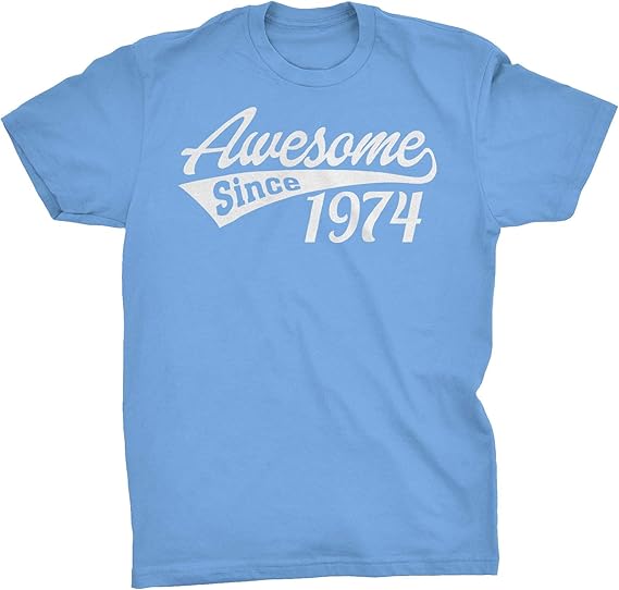 Amazon 46歳の誕生日プレゼントtシャツ 1974年から素晴らしい Tシャツ カットソー 通販