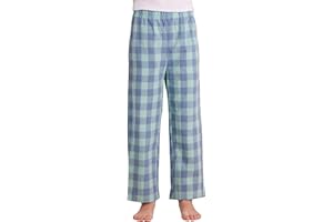 HiddenValor Big Girls Lightweight Woven Cotton Pajama Lounge Pants with Pockets