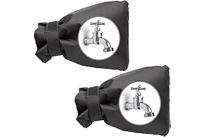 Outdoor Faucet Cover for Winter, 2Pcs Faucet Protector for Garden Lawn Hydrant Outside, Reusable Hydrant Cover Waterproof for