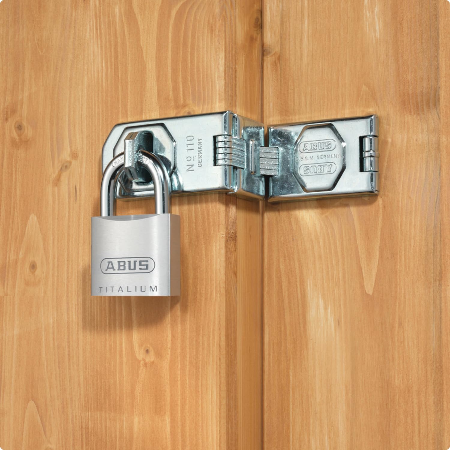 ABUS Vorhängeschloss Titalium 64TI/60 - Kellerschloss mit Schlosskörper aus Spezial-Aluminium - gehärteter Stahlbügel - ABUS-Sicherheitslevel 6 5