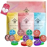 MR MIRYE Shower Steamers Aromatherapy, 24-Pack Shower Bombs Birthday Gifts for Women, Valentine's Day Gift with Eucalyptus Mint Lavender Watermelon Grapefruit Tangerine Essential Oils