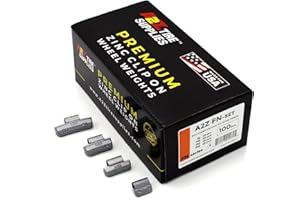 A2Z TIRE SUPPLIES FN Series Hammer on ZINC Wheel Weights Coated (5g-10g-15g-20g) 25 pcs@